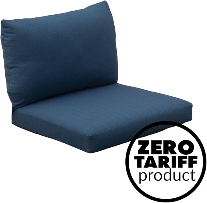 Tommy Bahama Deep Seating Lounge Cushion, 26" X 30" X 4", Bamboo Bay Cobalt