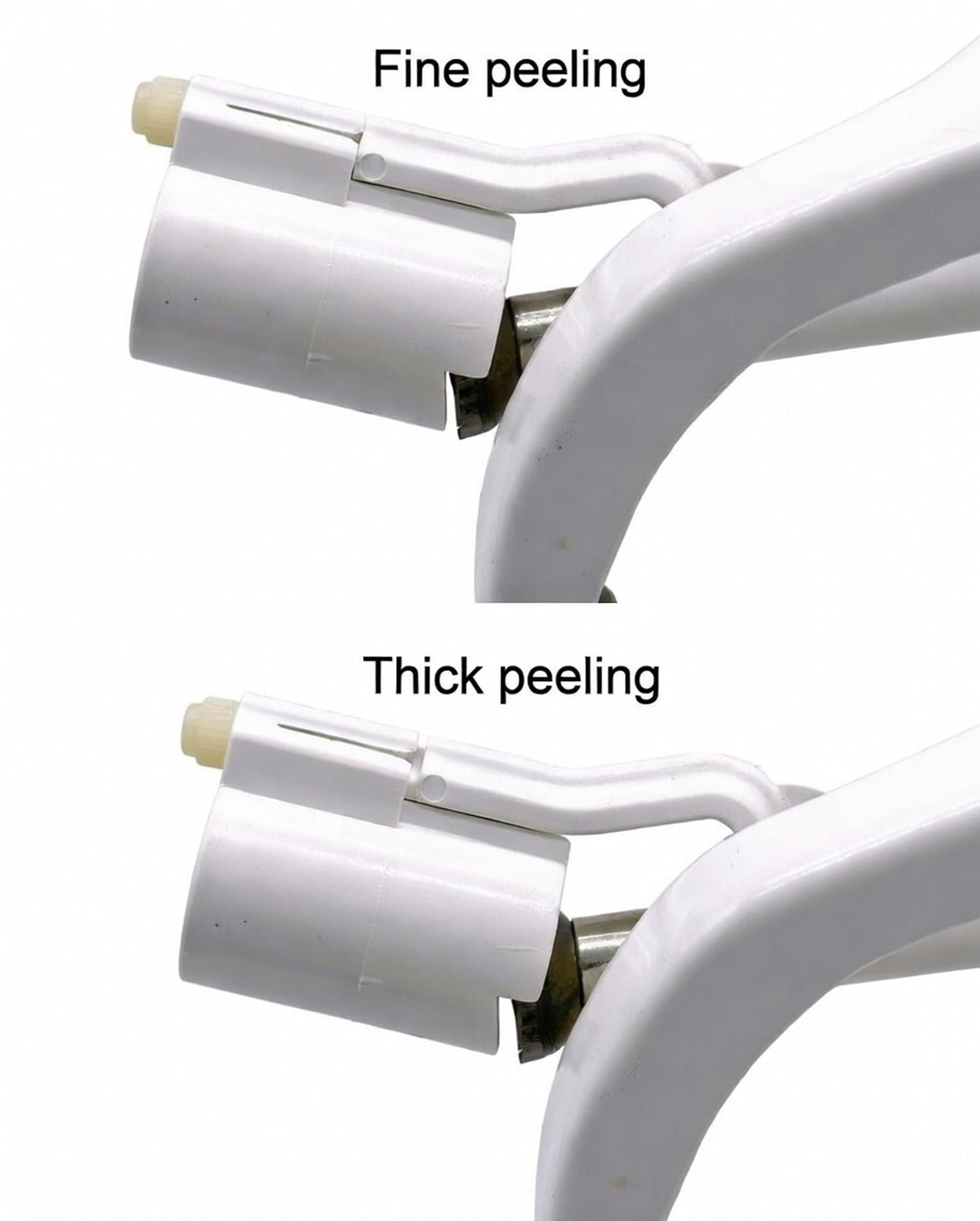 Automatic Orange Peeler Profesional Peels 3 Fruits/Vegetables Per Minute Electric Apple/Orange/Potato Peeler Rust-Resistant, Easy Cleanup, Plastic & Stainless Steel, White