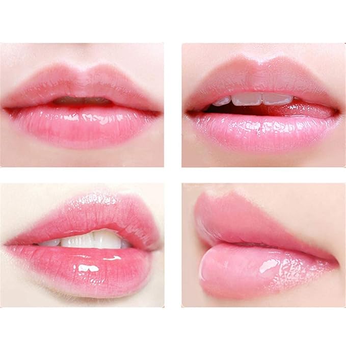 30PCS Collagen Lip Masks,Crystal Moisturizing Lip Care Lip Sheet Lip Patches for Dry Lips & Anti-Chapped, Smoothing Lip Lines, Plumping Your Lips Attractive, Pink