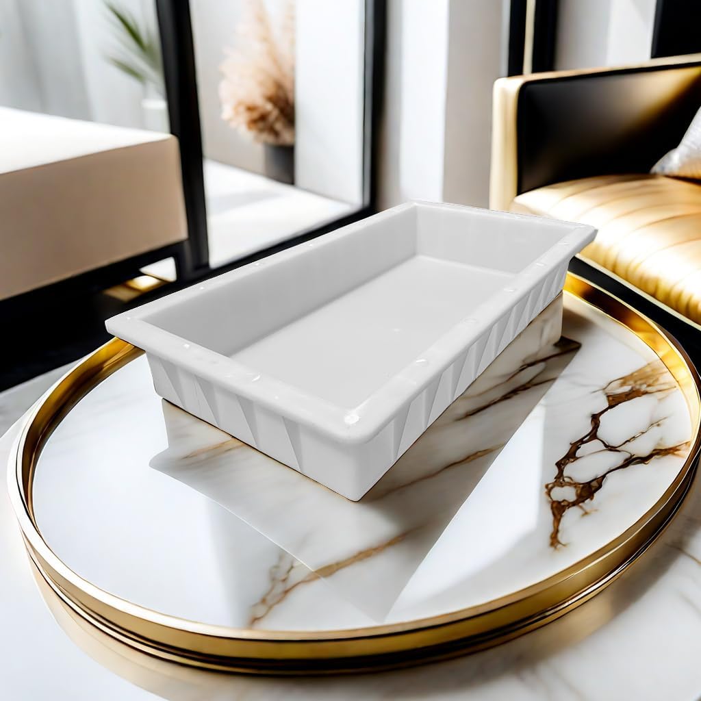 KONBANZE Epoxy Resin molds, River Table Reusable Molds, molds for Resin, Resin Supplies, Solid Casting Epoxy Resin Mold for River Table, Resin deep Pouring Projects (27.5''×19.6'')