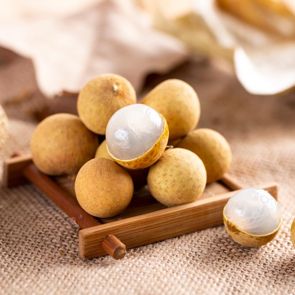 Longan Tree Live Plant, 8-10 Inches Tall in 4 Inch Pot, Tropical Fruit Tree for Indoor or Outdoor Growing