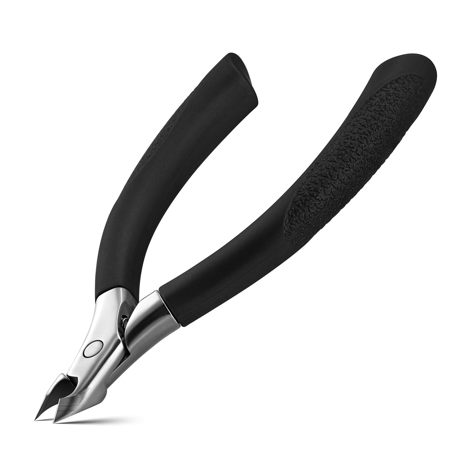 VION Cuticle Trimmer – Professional Cuticle Nippers, Rubber Coated Handle Manicure Tools – Stainless Steel Cuticle Cutter for Nails (5mm)