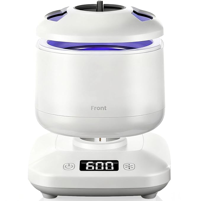 Retainer Cleaner Machine, Jewelry Cleaner Ultrasonic machine for Mouth Guards, Jewelry, Rings, Invisalign Cleaner, Detachable Design with Digital Timer & 4 Cleaning Modes, 2025