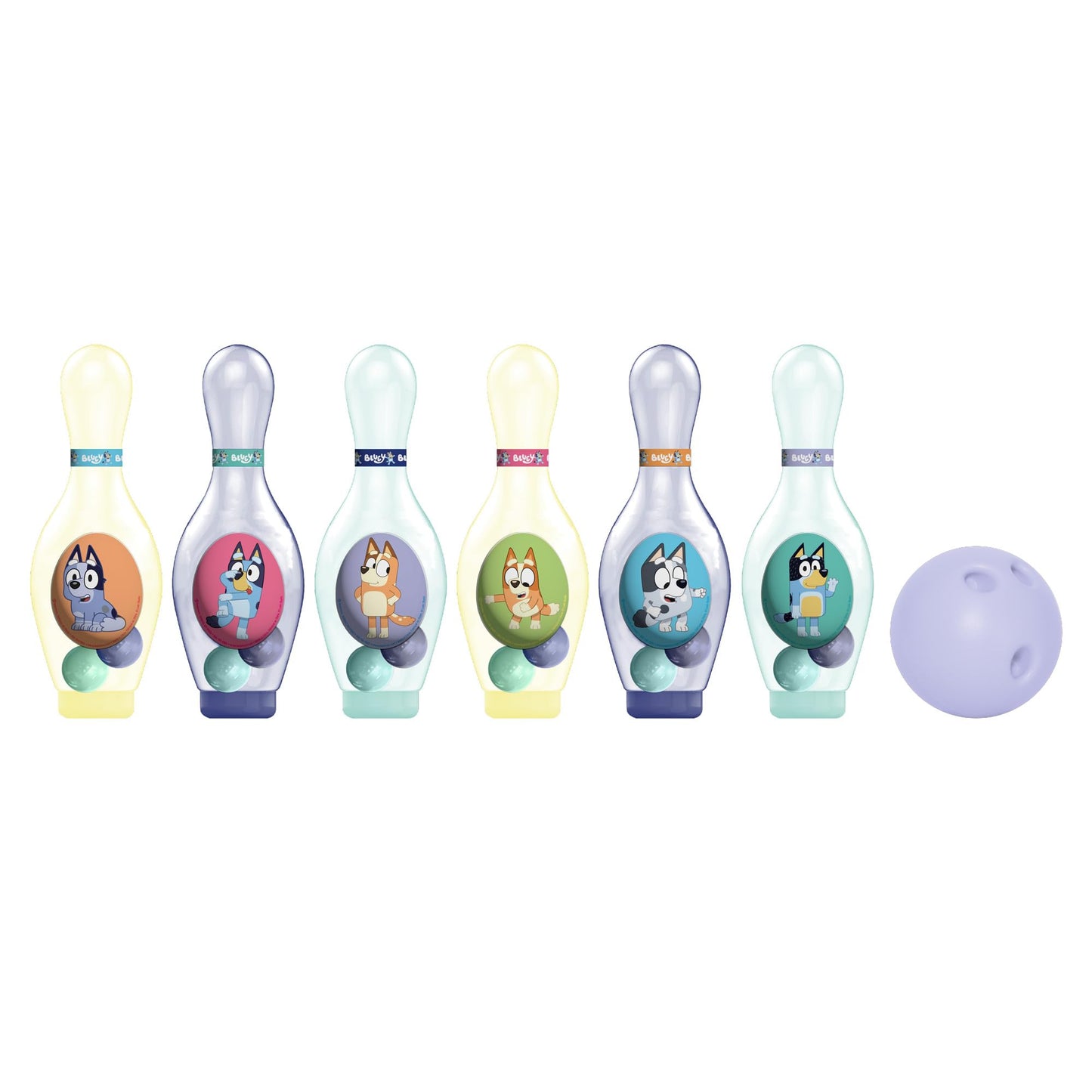 Hedstrom Light Up Bowling Set Game, Bluey