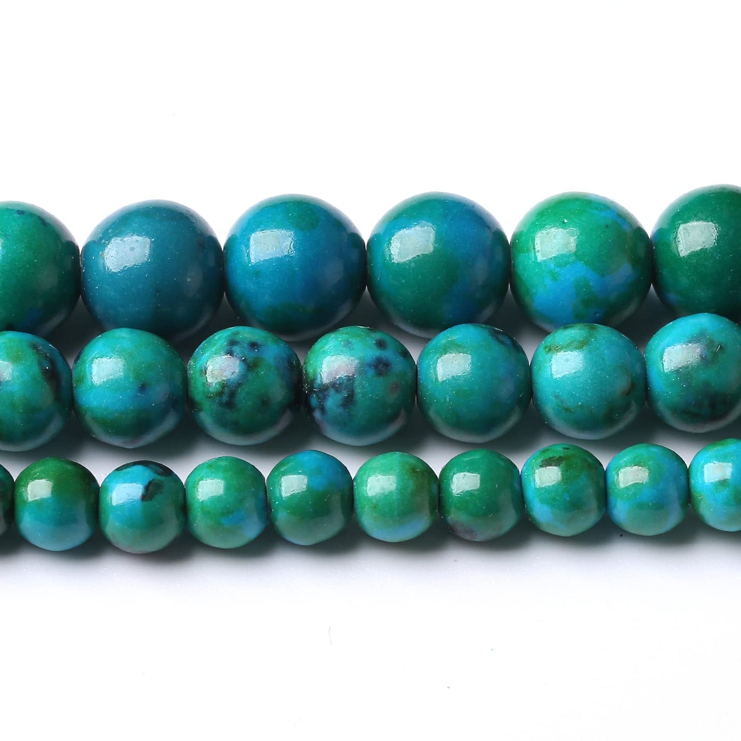 45PCS 8MM Natural Phoenix Stone Beads Round Loose Stone Beads for Jewelry Making DIY Energy Stone Healing Power Bracelet 15"