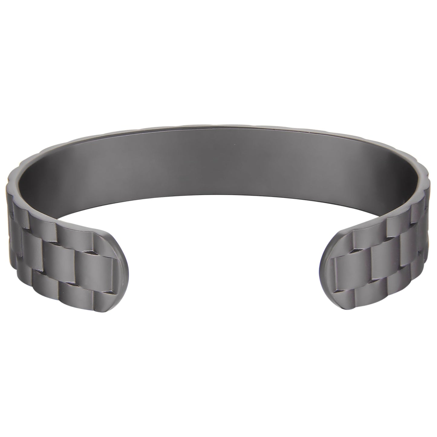 Earth Therapy Pure Copper Magnetic Black Gear Cuff Bracelet - Adjustable Unisex Sport Band with Ultra Strength Magnets
