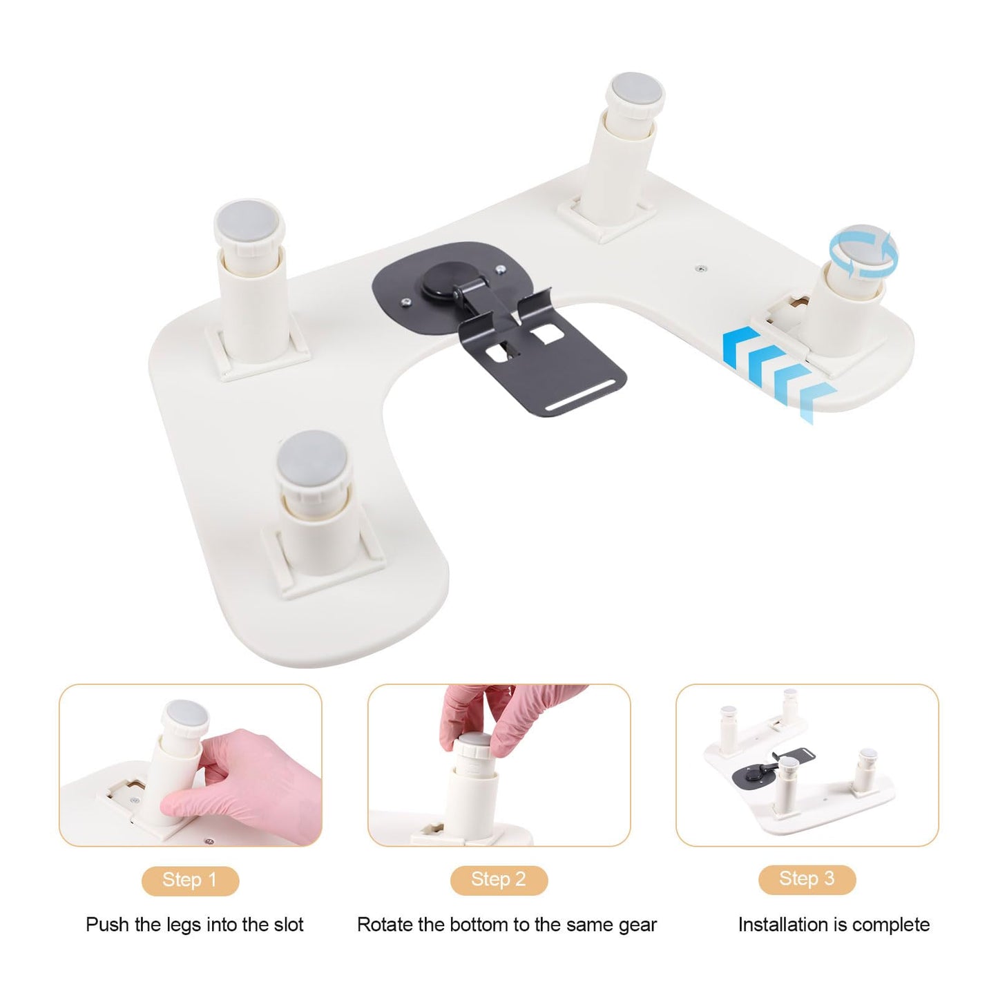 Arm Rest for Nails Tech with a Build-in Phone Holder,U shaped Adjustable Base Manicure Nail Hand Rest Stand Pillow Cushion (Pink)