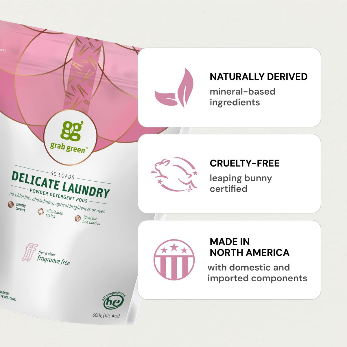 Delicate Laundry Detergent Pods (60 Count)