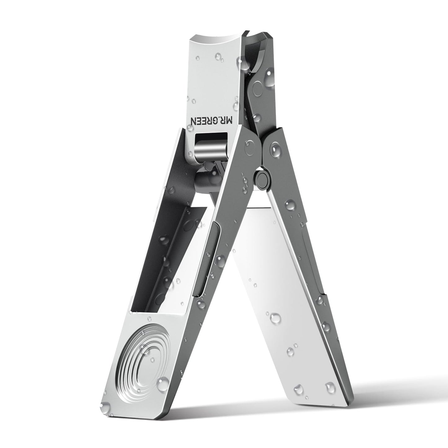 MR.GREEN Innovative Folding Nail Clippers Collapsible Nail Cutters Stainless Steel Nail Scissors Portable Travel Manicure Tools
