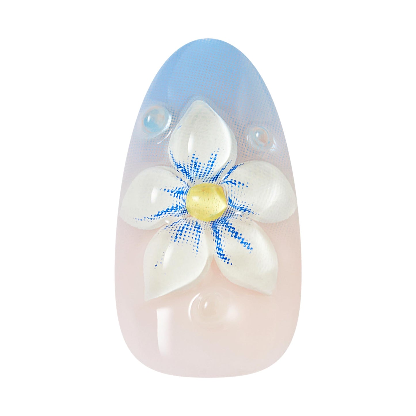 Kiss Impress No Glue Mani Press On Nails, Design, 'Amerie', Multicolor, Medium Size, Almond Shape, Includes 30 Nails, Prep Pad, Instructions Sheet, 1 Manicure Stick, 1 Mini File