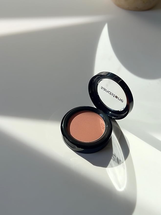 Sandstone Scandinavia Big Crush Blush – Hypoallergenic smooth powder blush for cheeks. Ultra fine color pigmentation and silky smooth texture - lightweight - blendable - lasts all day