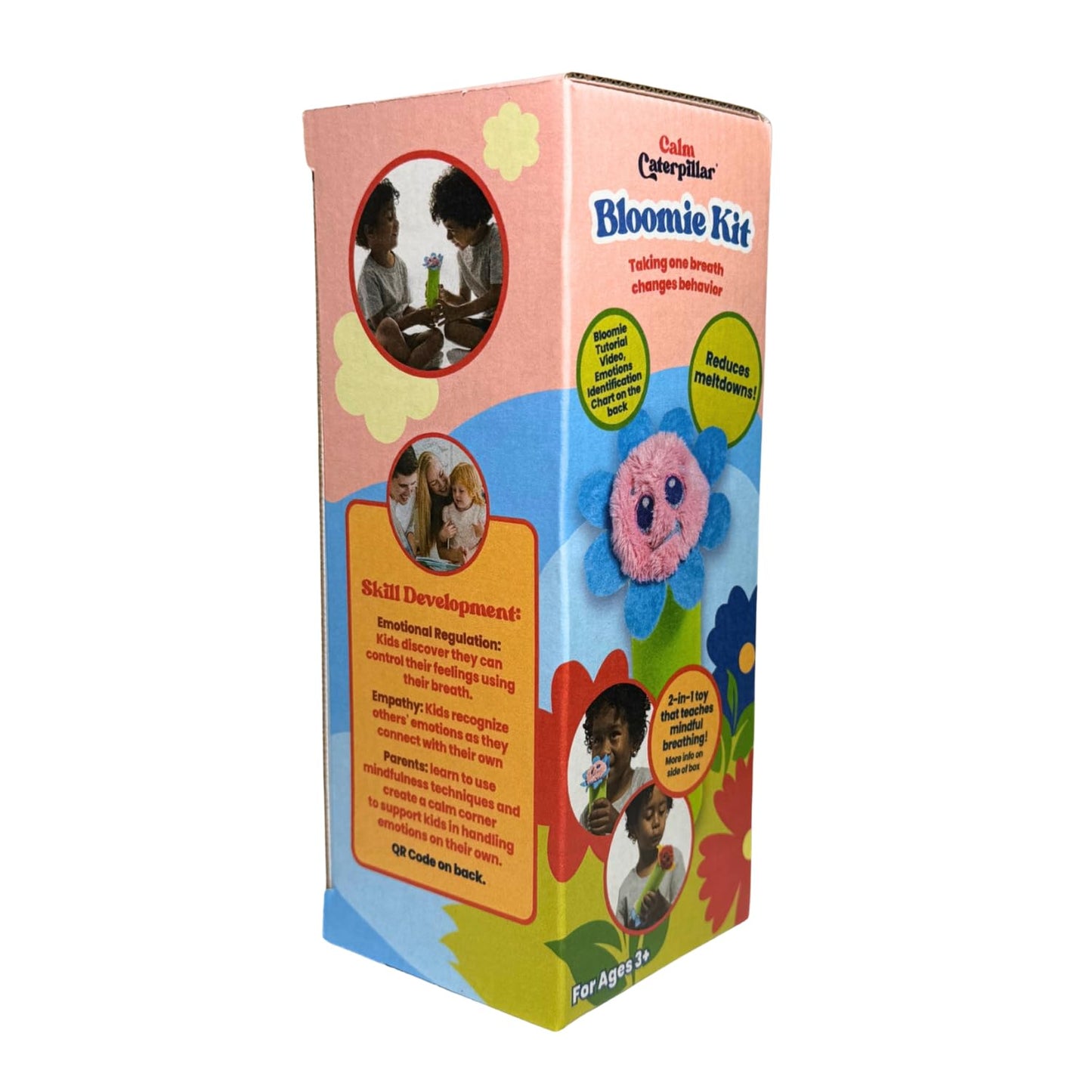 The Calm Caterpillar Bloomie Kit Sensory Toys Stuffed Animals for Kids Learning Resources - Educational Toys Ideal for Calming Corner and Classroom Mindfulness Teaching Toys, Soft Cuddly Design