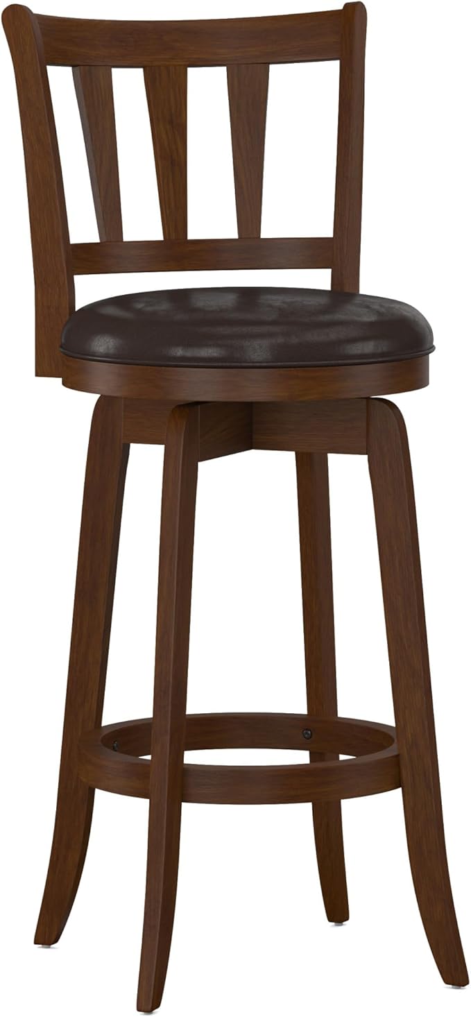Hillsdale Presque Isle Swivel Stool, Bar Height, Cherry