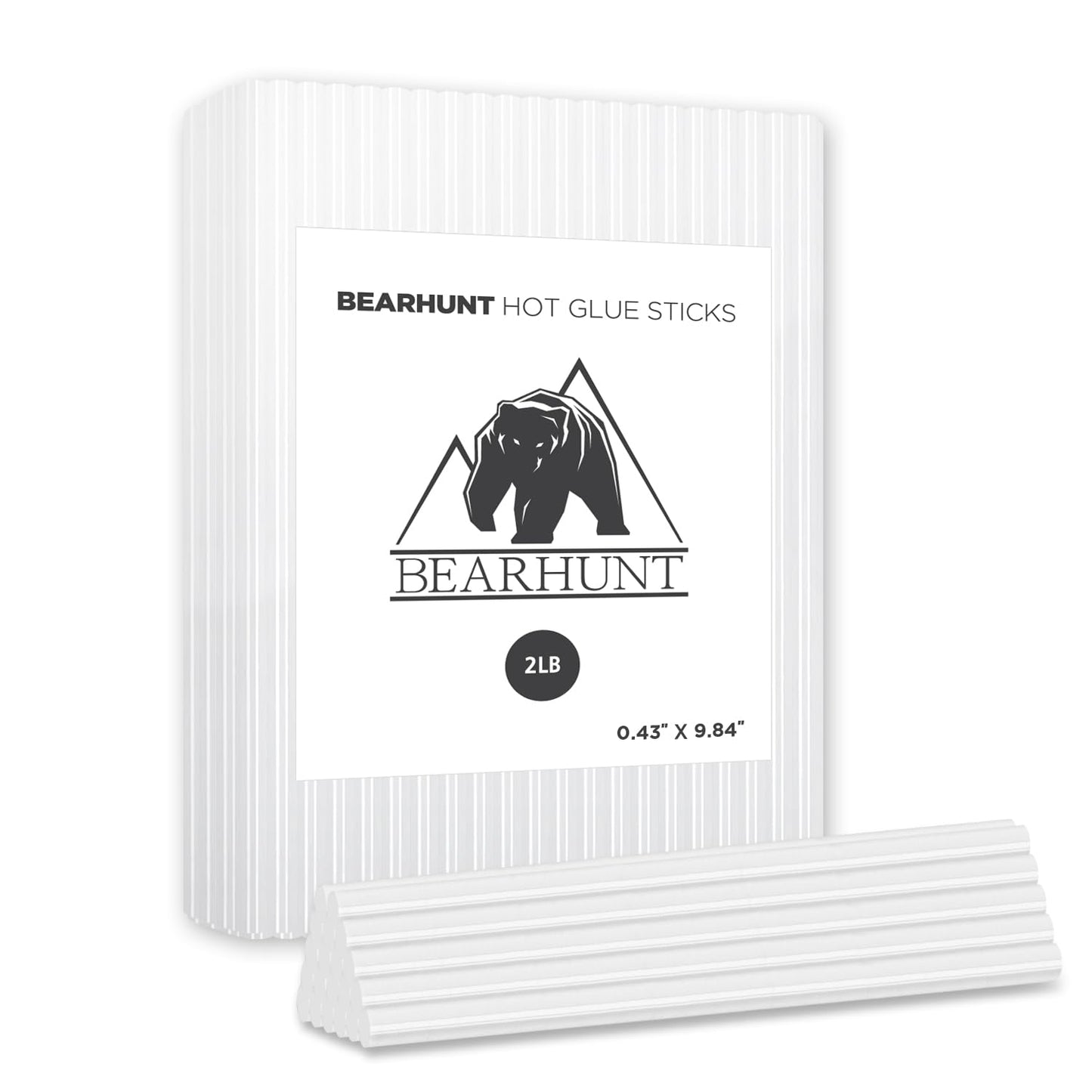 BEARHUNT Strong Hot Melt Glue Gun Sticks bulk (0.43" X 9.84"_2lb)
