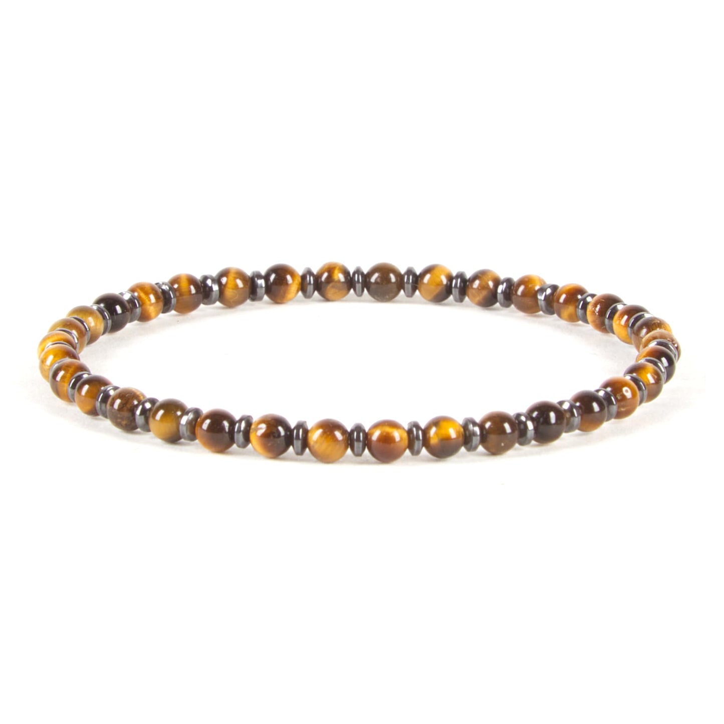 Cherry Tree Collection - Small, Medium, Large Sizes - Gemstone Beaded Bracelets For Women and Men - 4mm Round Beads (Protection Set - Small)
