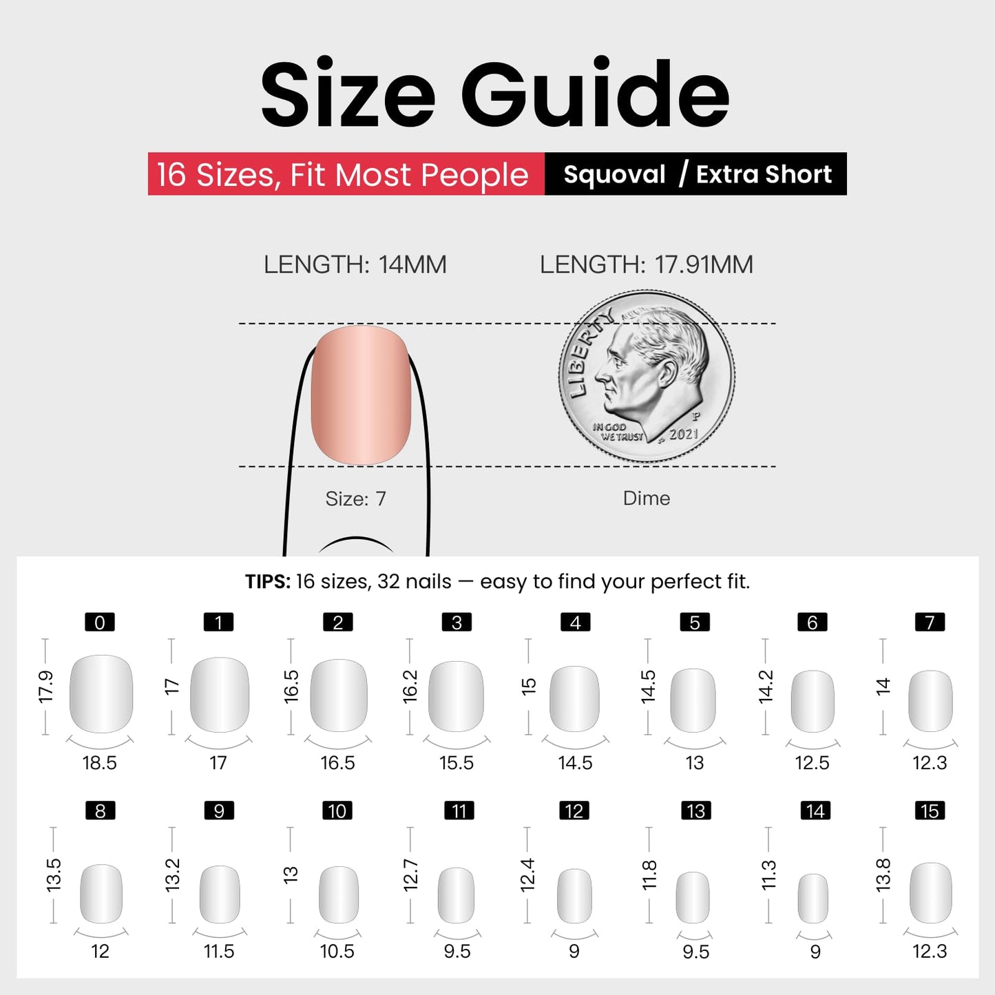 CurvLife Soft Gel Square Extra Short Press-On Nails, Reusable Fake Nails with Glue & Adhesive Tabs, 30PCS Salon-Quality Stick-On Nails for At-Home Manicure (Nude Luster)