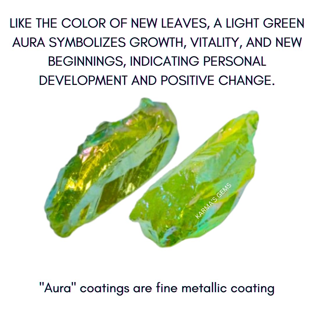 Crystals, Rocks, Jade, Crystals and Healing Stones, Witchcraft Supplies, Healing Crystals, Stones, Healing Stones, Rock Collection, Agate, Raw Stones (Light Green Aura Quartz, 2 Pcs)