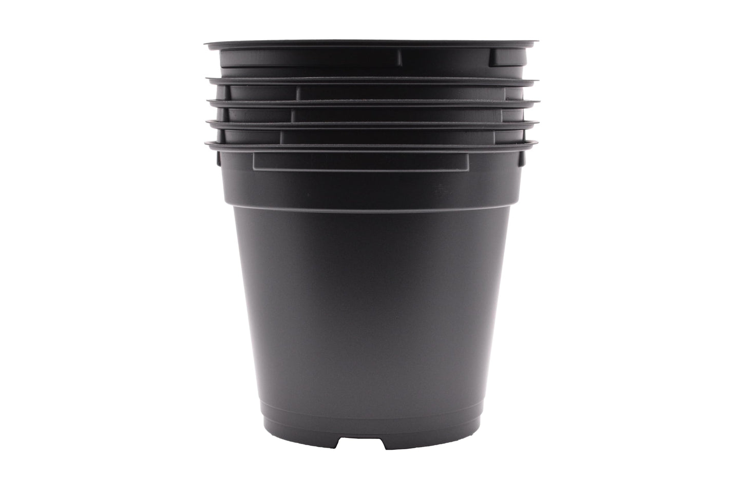 Daisy J&M 100ct Black Round 4.33" Pots with Holes