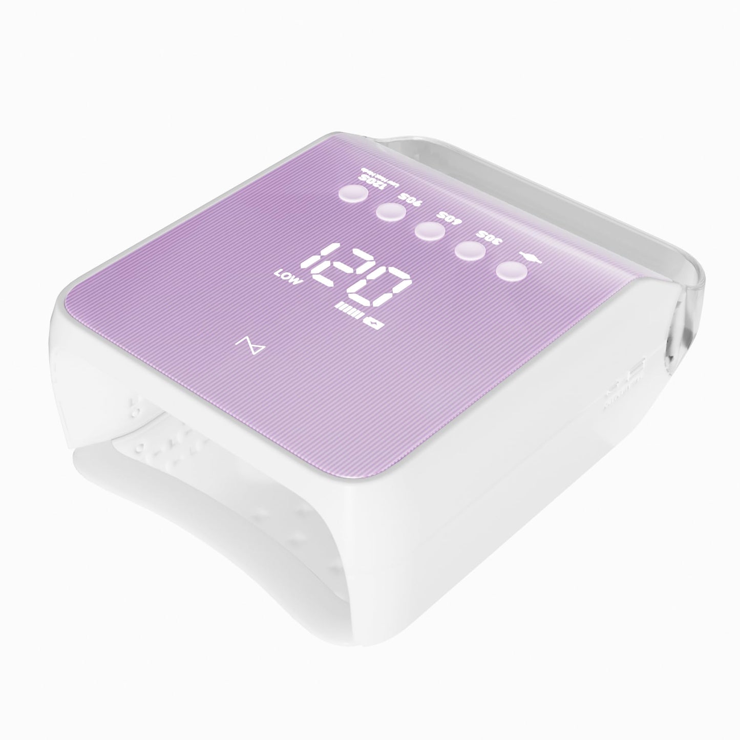 M SHIC Nail Lamp 96W UV LED, Cordless Rechargeable Nail Dryer, Professional Gel Nail Light with 48 LED Beads, Smart Sensor Timer for Gel Polish Builder Gel, Portable Salon Use – Pink