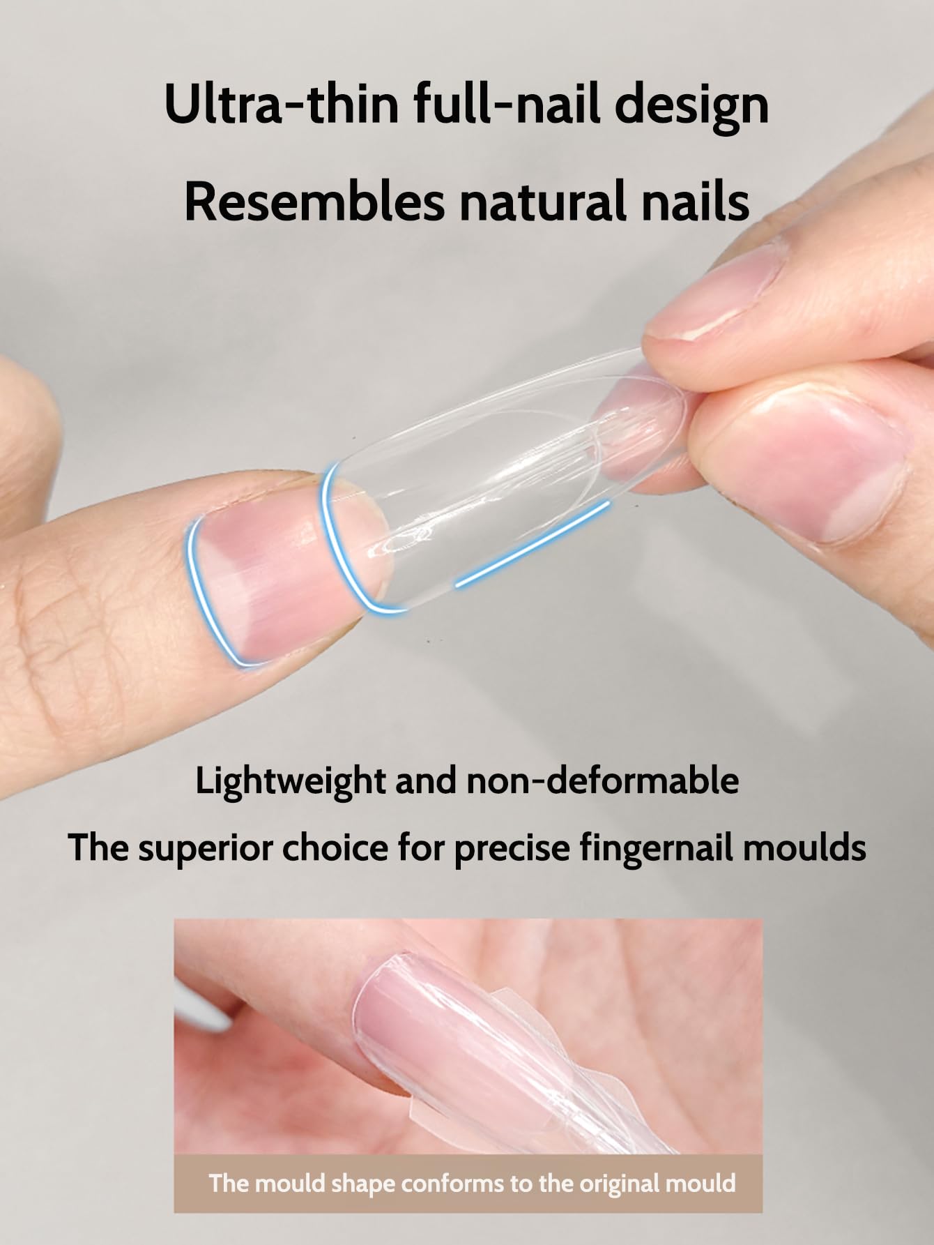 Klimonla Sandwich Dual Nail forms Professional Sandwich Dual Forms-240Pcs Long Stiletto Nail Mold for Fast Extension,15 Sizes Reusable Salon Manicure Tools (240pcs F47s)