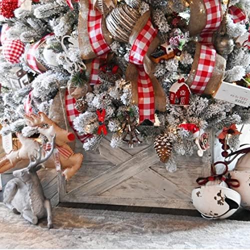 BARNWOODUSA Christmas Tree Collar or Box Made of Reclaimed Wood Rustic Skir