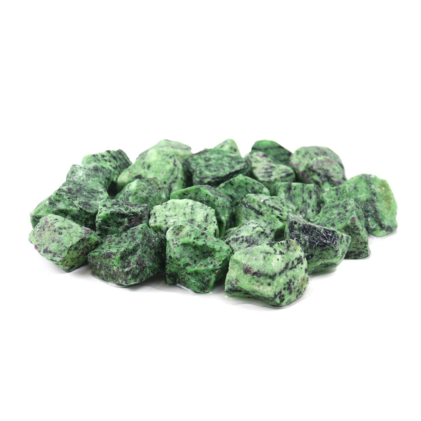 Nvzi Raw Ruby Zoisite, Crystals and Healing Stones, Bulk Crystals, Rocks for Tumbling, Raw Crystals Bulk, Amathesis Crystal, Calcite Crystal for Decoration, Wicca, Reiki,Chakra and Energy(1LB)