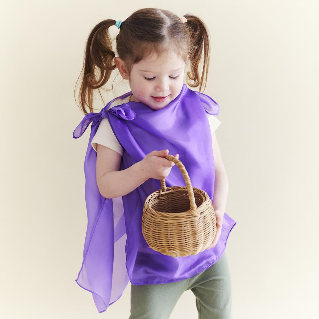 Sarah's Silks Mini Playsilks | Solid Colors | Creative Waldorf Toys for Education and Open-Ended Play (Set of 6 Primary)