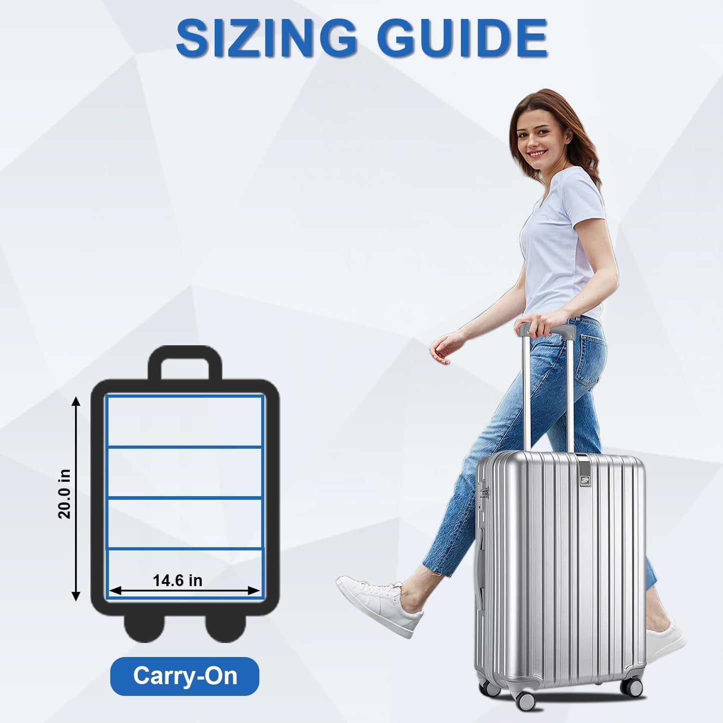 Olosar Suitcase Organizer, Travel Luggage Organizer Portable Hanging Travel Shelves Collapsible Hanging Packing Cubes for Carry on Suitcase, Army Green -M