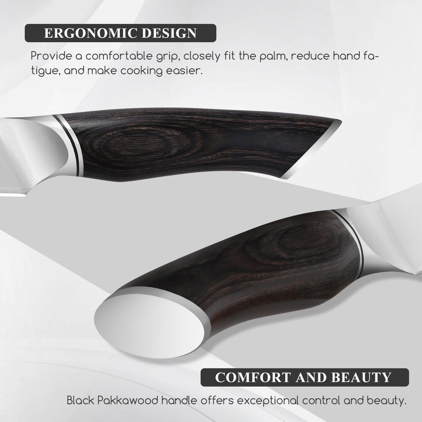 SHANGDAO Utility Knife, 6 Inch Small Kitchen Chef Knife, Ultra Sharp 3 Layers VG10 Alloy Steel, Multipurpose Paring Knife for Fruit and Vegetable Cutting with Wooden Handle, Gift Box