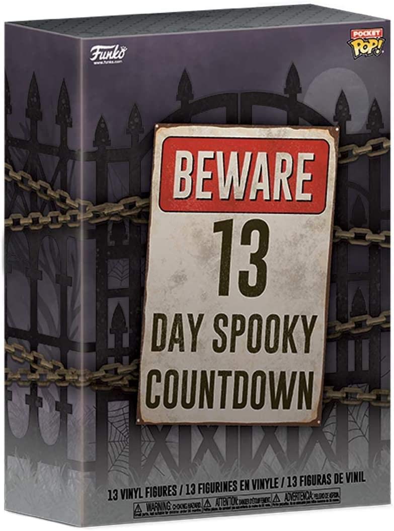 Funko Advent Calendar: 13 Day Spooky Halloween Countdown,Calendar - 13 Pocket Pop! Horror Franchise Vinyl Figures