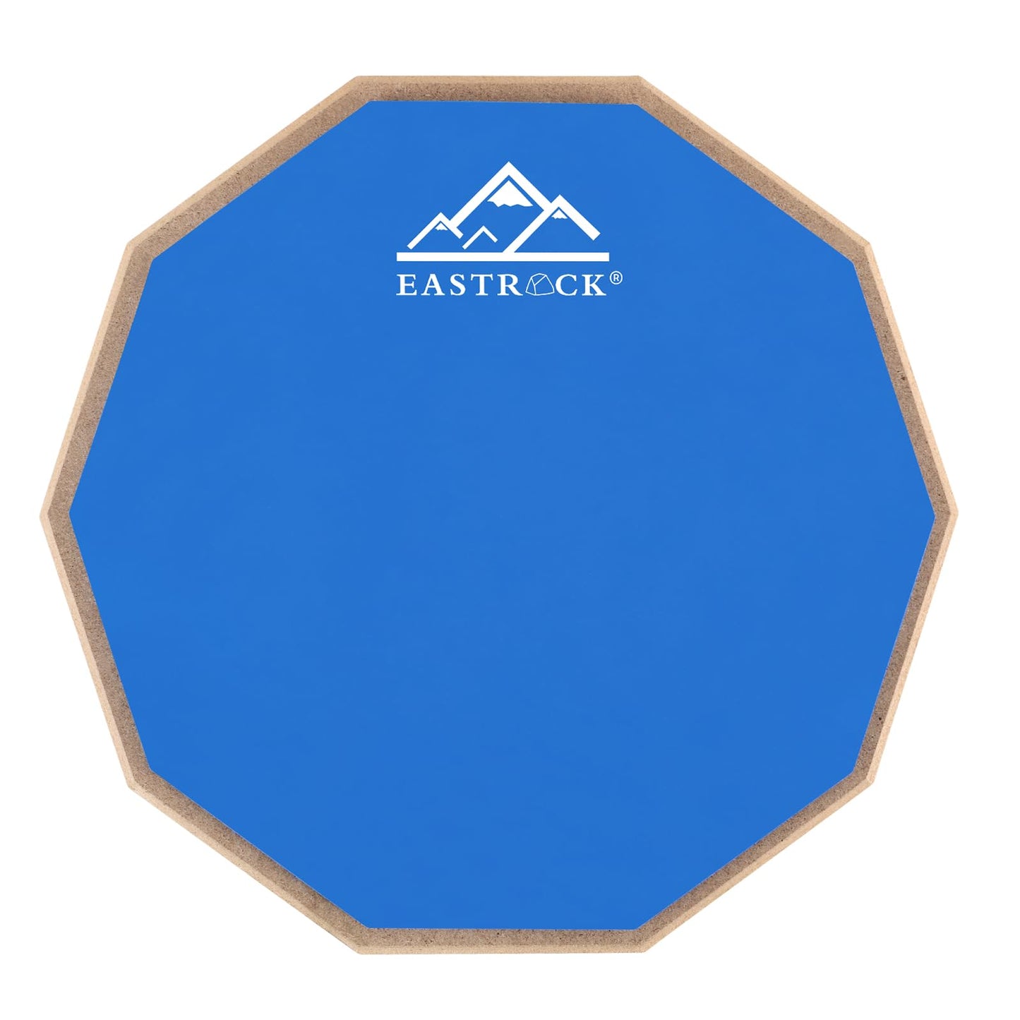 EASTROCK 8 Inches Practice Drum Pad, Double Sided Drum Pad, Silicone Dumb Drum for Beginners (Blue)