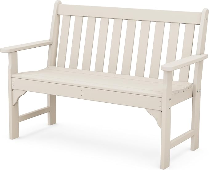 POLYWOOD Vineyard 48-Inch Bench, Sand