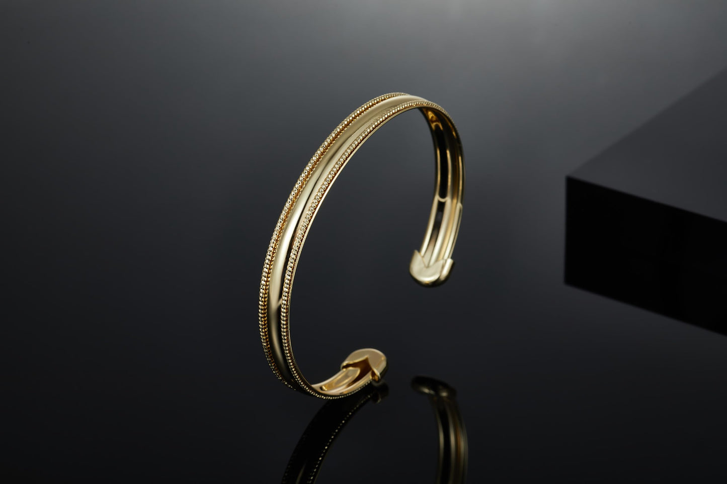 SHINYTE CATALINE 14K Plated Gold Adjustable Cuff Bracelet for Women,Dainty Stackable Gold Bangle Mothers Day Gift for Girlfriend,Wife,Lover,Mom