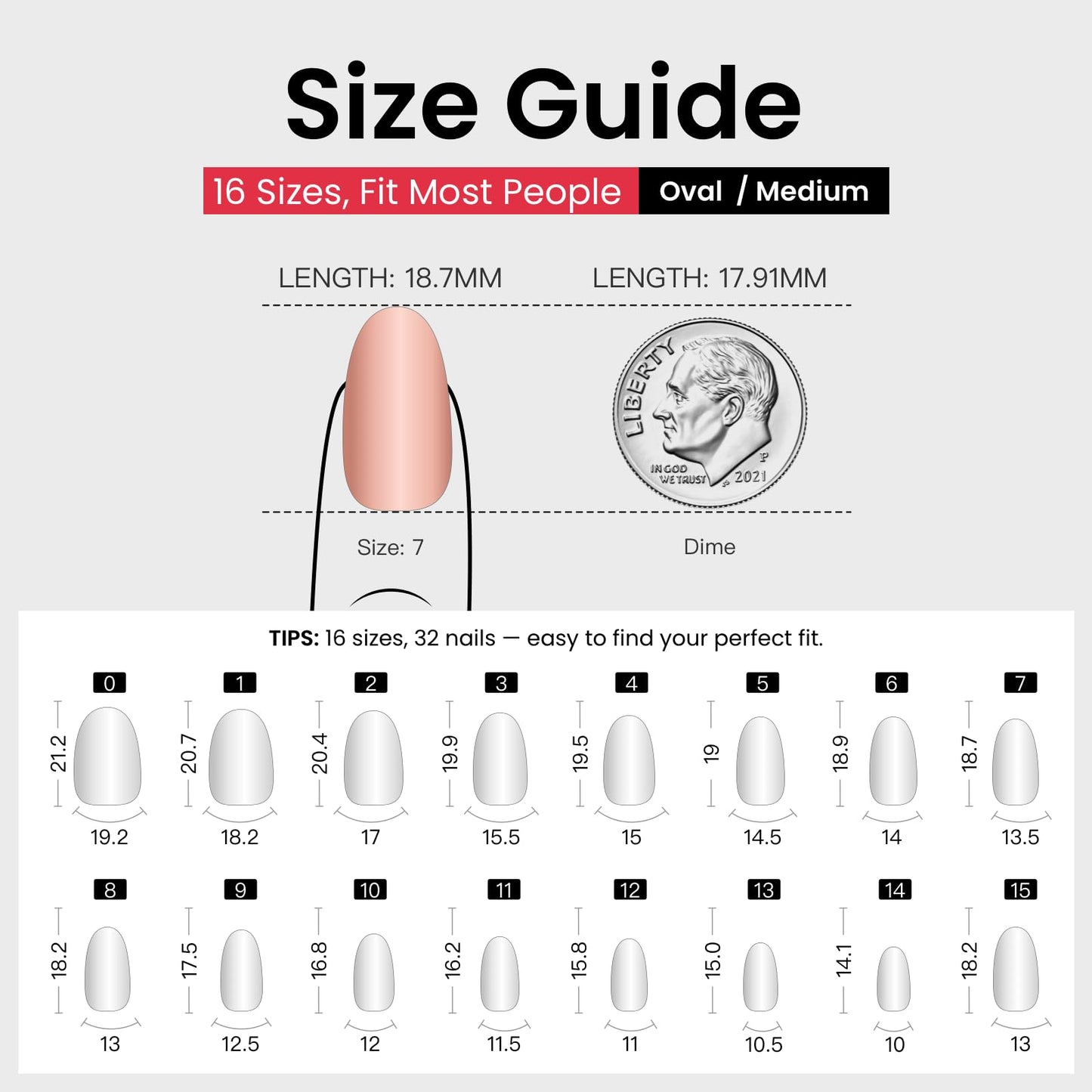 CurvLife Soft Gel Almond Press-On Nails Medium,30Pcs Reusable Fake Nail Tips with Adhesive Tabs, Salon-Quality Stick-On Nails for At-Home Manicure (Milky Orchard)