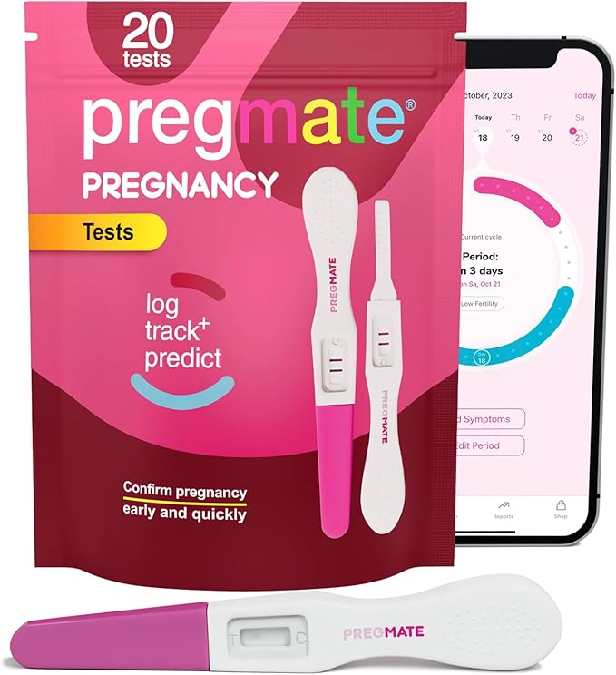 Pregmate Pregnancy Midstream Tests (20 Count)