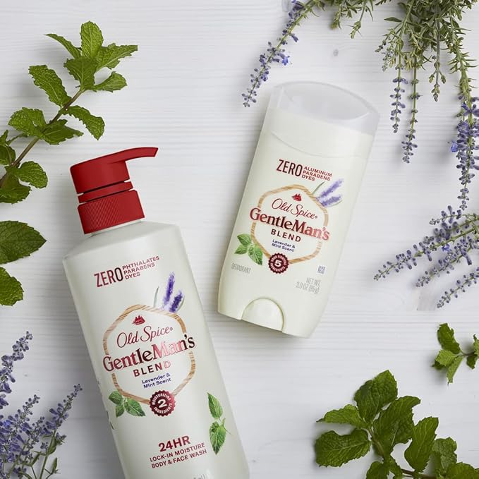 Old Spice Men's Deodorant Aluminum Free Lavender & Mint, 3.0oz (Pack of 12)