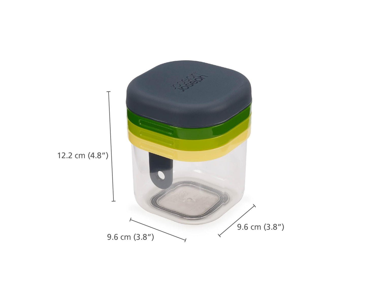 Joseph Joseph Multi-Prep Mini, 3-in-1 Compact space saving Vegetable Chopper & Dicer, Egg Slicer, 3 Stainless Steel Wire cutters