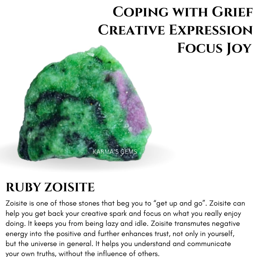 Crystals, Rocks, Jade, Crystals and Healing Stones, Witchcraft Supplies, Healing Crystals, Stones, Healing Stones, Rock Collection, Agate, Raw Stones (Ruby Zoisite, 2 Pcs)