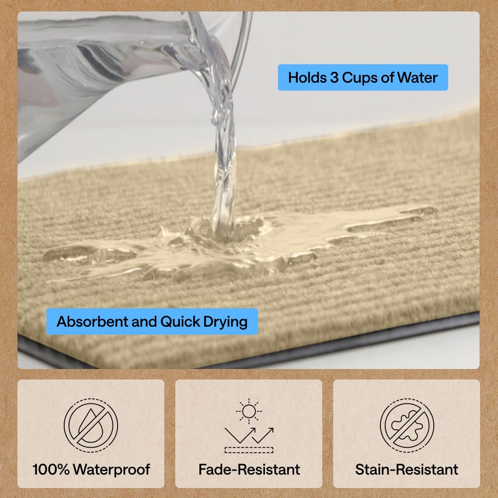 Waterproof Traffic Guard Door Mat (2 Count)