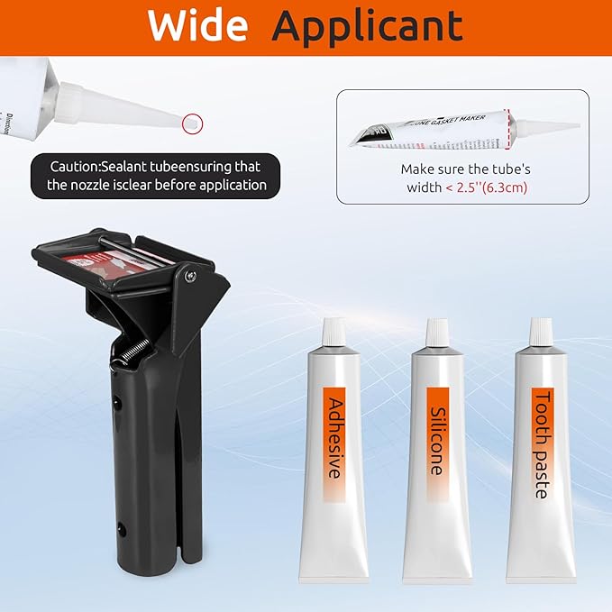 RTV Silicone Tube Extrusion Tool，Efficient RTV Silicone Tubes Squeezer Dispenser, Maximize Reduce Material Waste