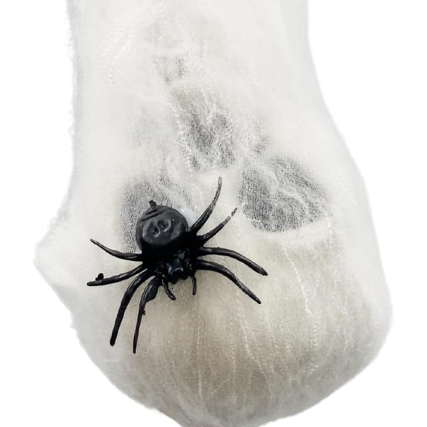 Needzo Halloween Decoration Hanging Spider Egg Sacs, Haunted House Decor, 7 Inches (Pack of 2)