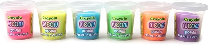 Crayola Scented Dough 48-Pack - Party Favors & Kids Toys, Non-Toxic Crayola Dough Set for Creative Fun, 6 Core Colors & Bonus Neon Dough, Ideal for Classroom & Holiday Activities