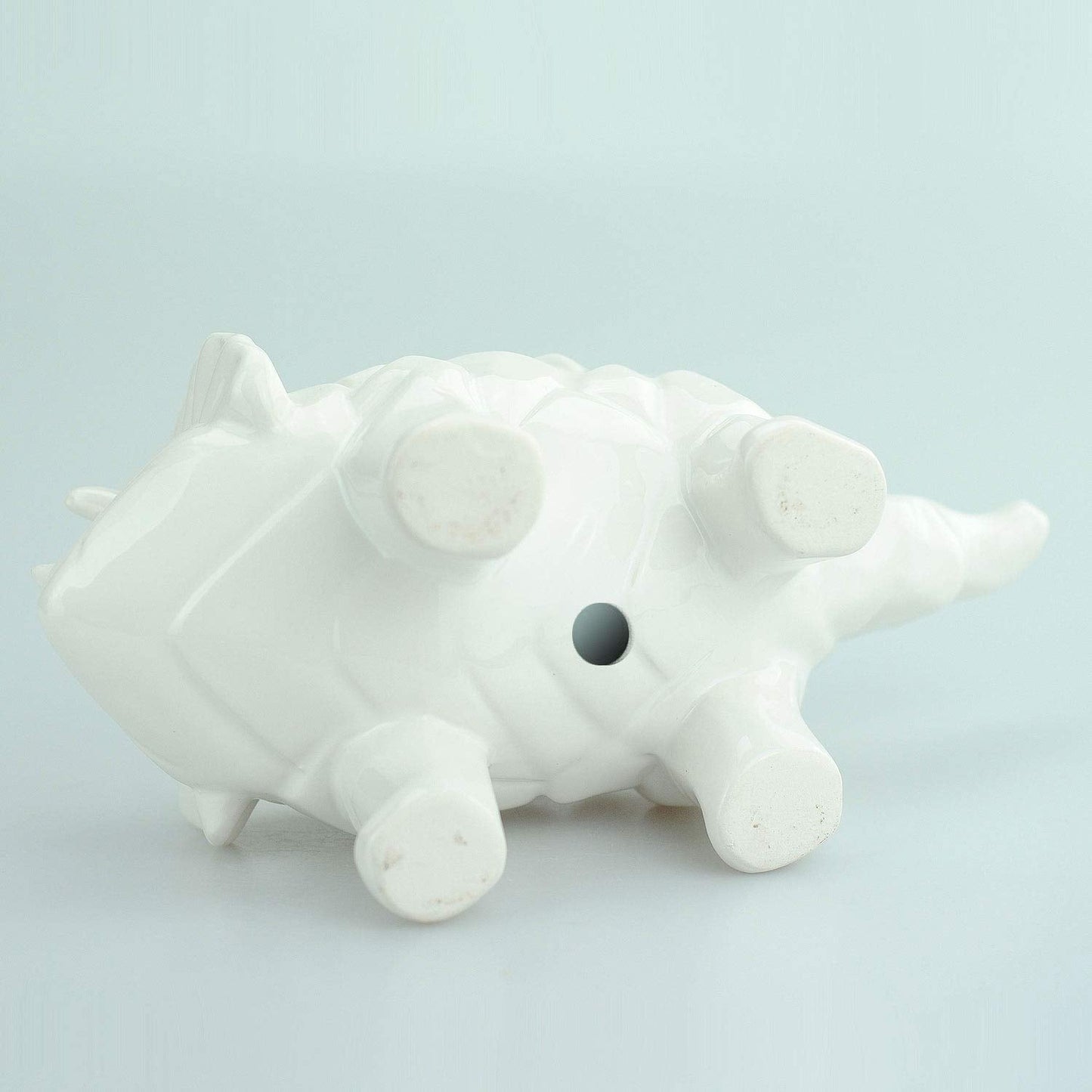 VanEnjoy White Cute Animal Planter, Dinosaur Succulent Planter, Supersaurus Size, Indoor Use