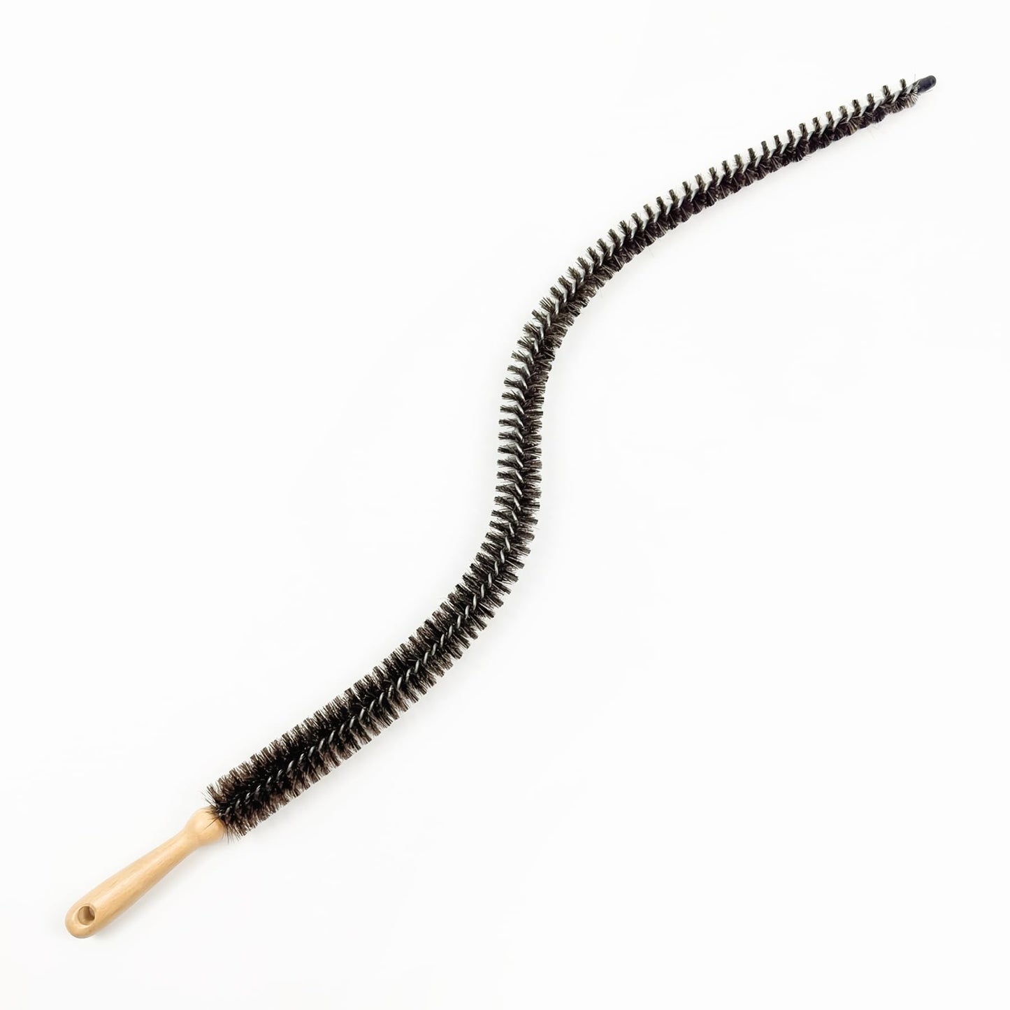 KONEX 44" Dryer Vent Cleaner Brush Flexible Lint Trap Cleaning Tool with Horsehair Bristles