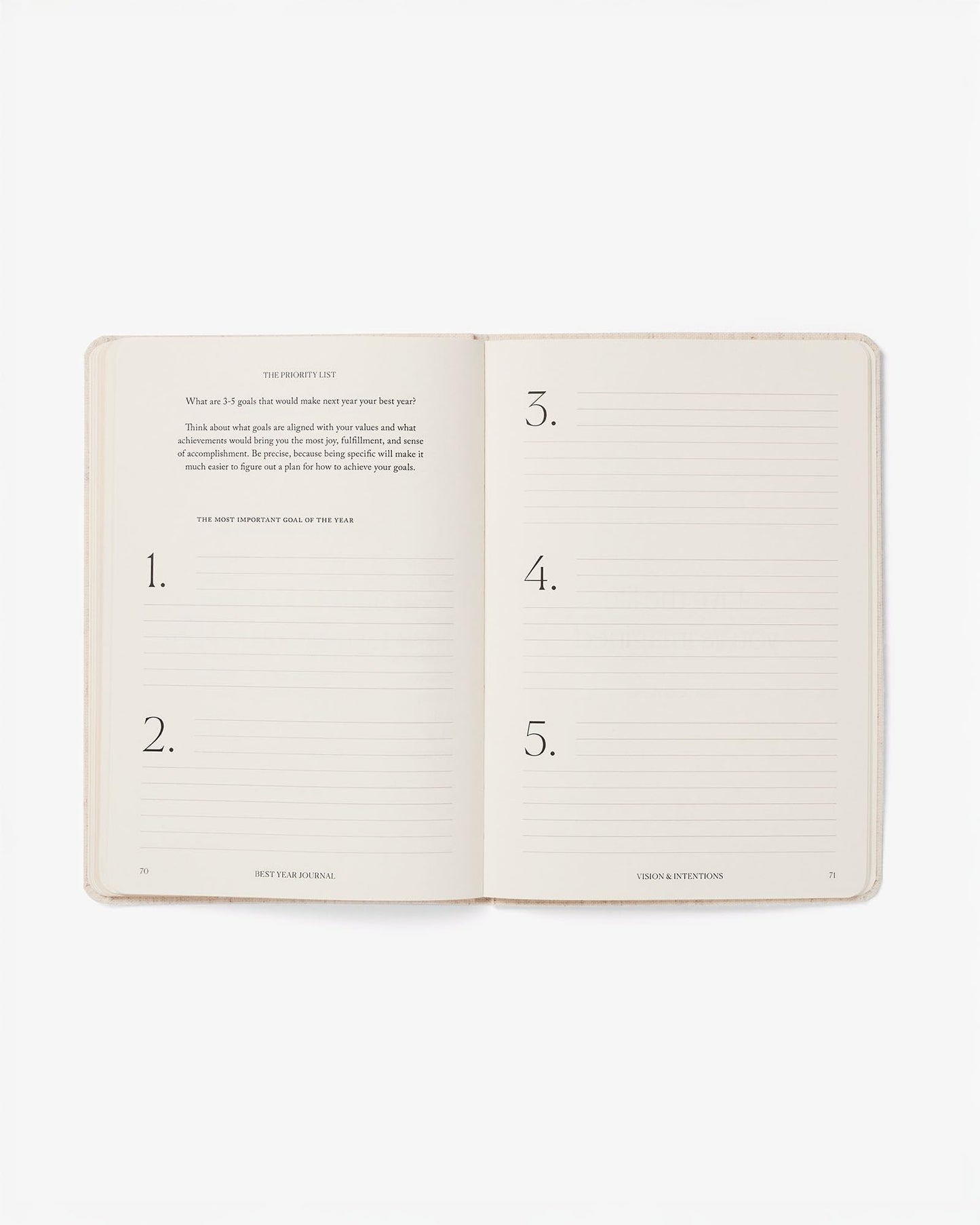 Best Year Journal Essential – Express One Year Self Growth Planner - Blue