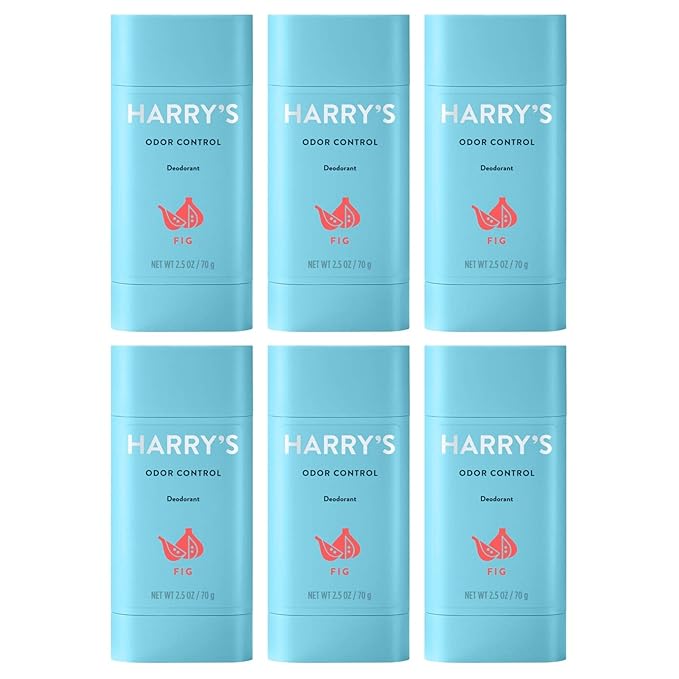 Harry's Men's Deodorant - Odor Control Deodorant - Aluminum-Free - Fig (6 Count)