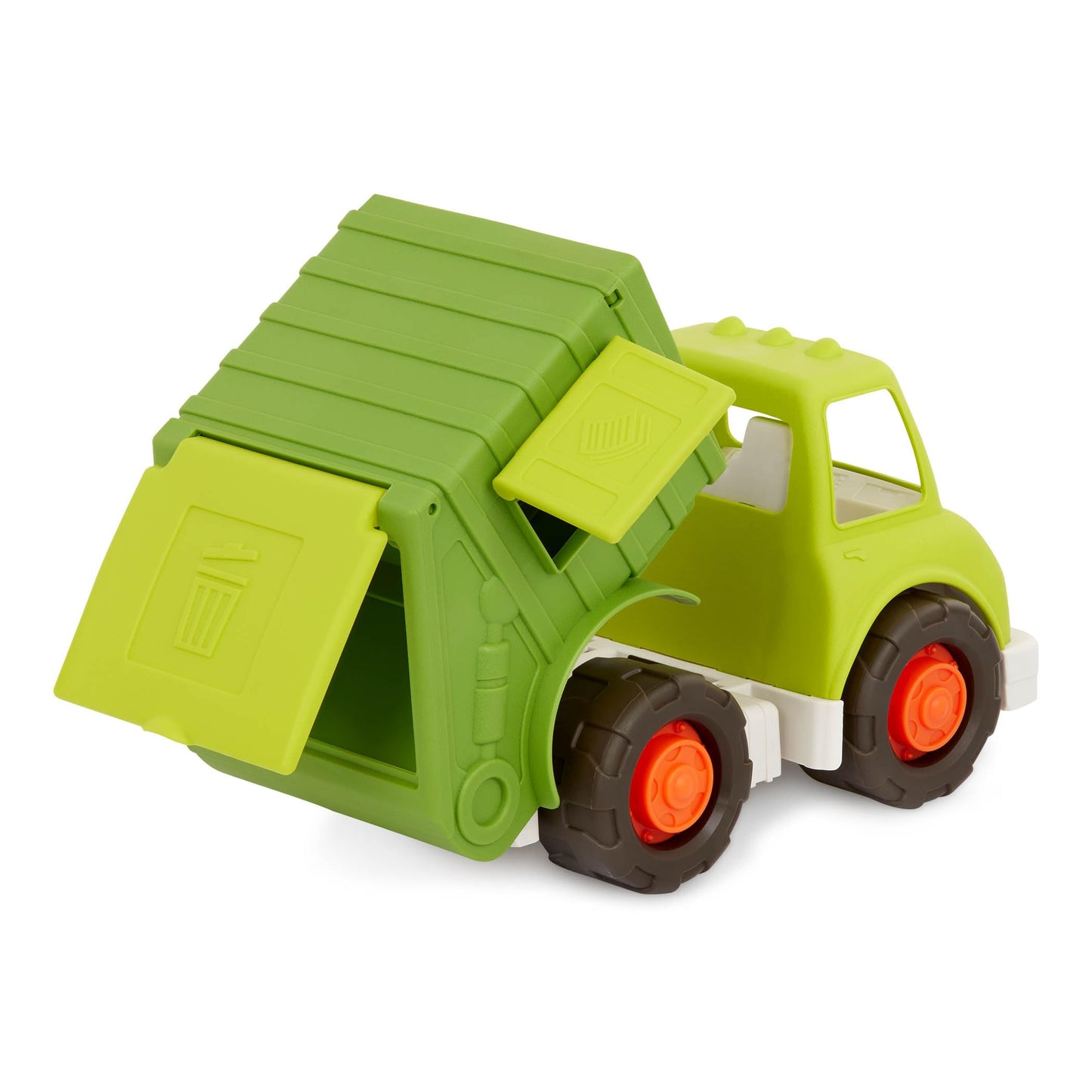 Battat – Wonder Wheels – Recycling Truck – 3 Compartments for Waste Management – Vehicle for Toddlers – Recyclable – 1 Year +
