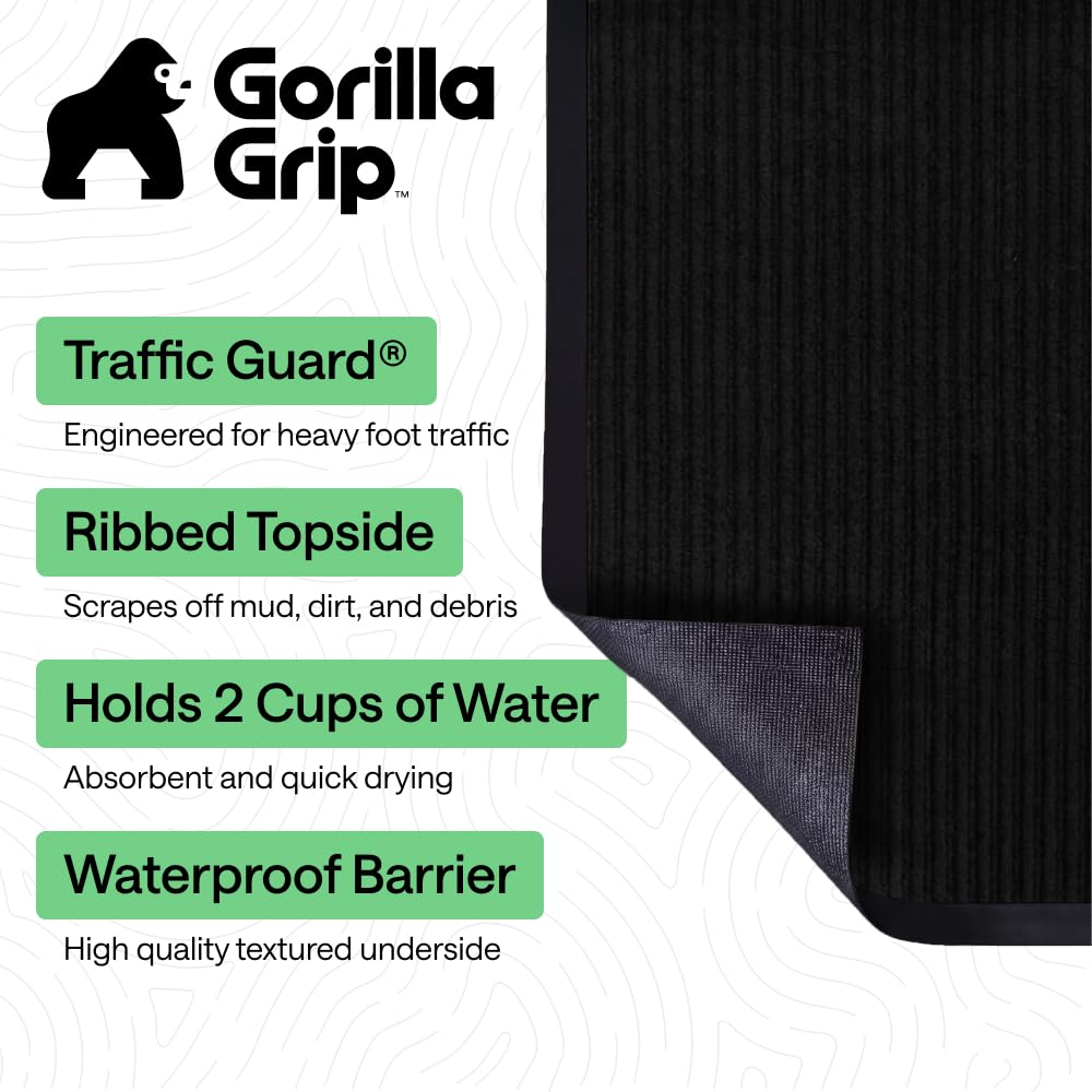 Waterproof Traffic Guard Door Mat (2 Count)