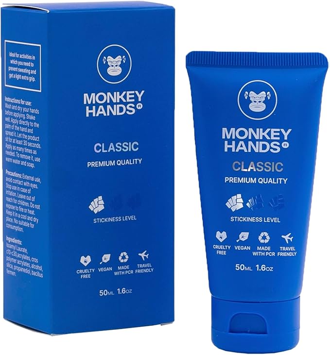 MONKEY HANDS MonkeyHands Gel Grip Pole Dance, Calisthenics, Rings, Parkour, Gymnastics, Padel, Tennis and More - High Performance - Skin Friendly, Vegan
