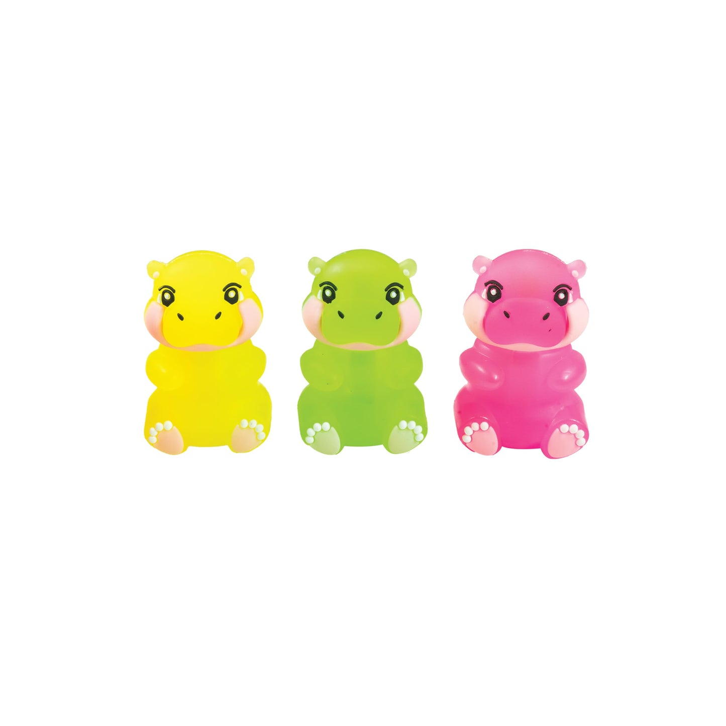 Raymond Geddes Scented Baby Hippo Highlighters – Pack of 24 – Fruity Chisel-Tip Markers for Kids, Students, Classroom Supplies